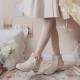 Magic Peach Rose Vow Short Boots(Leftovers Stock/6 Colours)